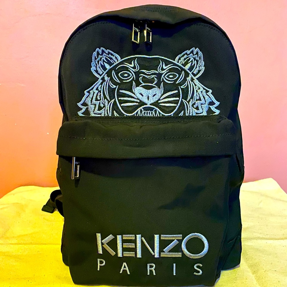 KENZO Paris Canvas Tiger Backpack